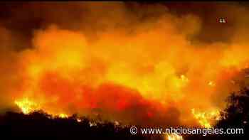 Chaparral Fire Near Cleveland National Forest is 50% Contained - NBC Southern California