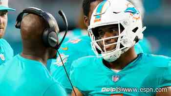 Sources: Flores reminds Dolphins Tua is 'our' QB