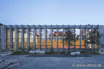 Sichtbeton und Eichenholz: Sanierung Turn- und Schwimmhalle Vogelsang - DETAIL.de - das Architektur und Bau-Portal