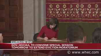 NY special session on eviction moratorium, legal marijuana set for Wednesday at noon