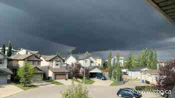 Severe thunderstorm passes through Calgary