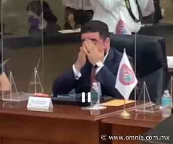 Llora Francisco Sánchez al asumir su cargo como Diputado Local - Omnia