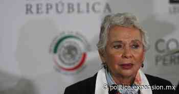 Crónica: los últimos 27 minutos de Olga Sánchez Cordero con sus aliadas - Expansión Política