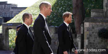 Details about Harry and William at Philip’s funeral revealed in new version of biography