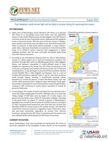 Mozambique Food Security Outlook Update August 2021 - Mozambique - ReliefWeb