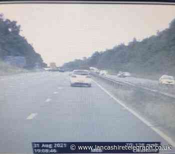 Driver spotted speeding at nearly 130mph on motorway past Bury