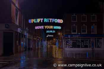 Asics transforms the streets of Retford into a movement-inspired gym