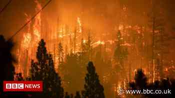 Caldor fire: Lake Tahoe deserted as Californians evacuate