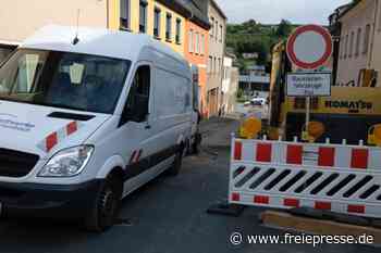 Gasleitung in der Karolinenstraße wird ausgewechselt - Freie Presse