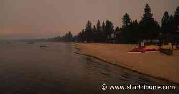 Strong winds push California wildfire closer to Lake Tahoe