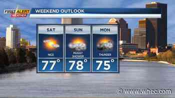 Cloudy and cool and dry Wednesday, tracking a little warm-up into the Labor Day weekend