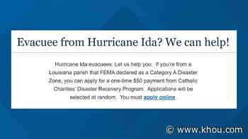 Catholic Charities Houston giving $50 payments to Louisiana evacuees | How to apply - KHOU.com