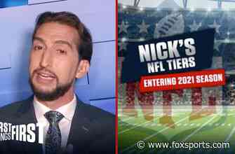 Nick Wright reveals his NFL tiers heading into the 2021 season I FIRST THINGS FIRST