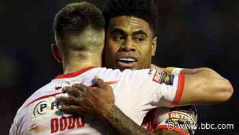 Super League: Warrington 14-24 St Helens - Saints come from behind to beat Wire - BBC News