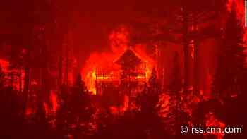 Caldor Fire closes in on Lake Tahoe resort city, threatening 34,000 structures