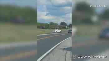 Wrong-way driver facing multiple charges after leading troopers on chase on Thruway, Erie Station Road