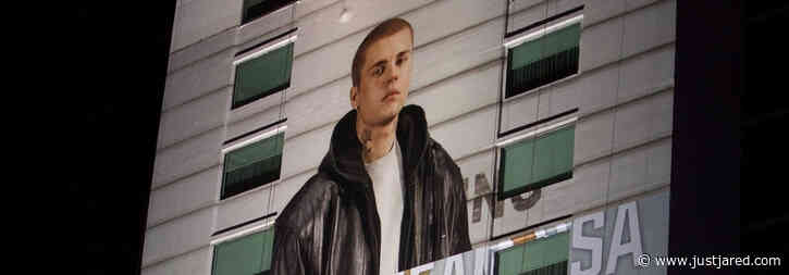 Justin Bieber Photos Go Viral After Billboard Mishap Gives Illusion He's Wearing Kim Kardashian's Skims