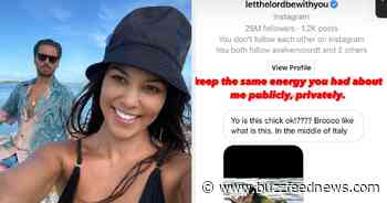 Kourtney Kardashian’s Ex-Boyfriend Publicly Exposed Scott Disick For Sending Him A Direct Message Dragging Her PDA With Travis Barker And It’s Unbelievably Awkward - BuzzFeed News