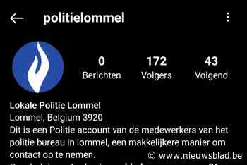 Politie Lommel waarschuwt voor nepaccount op Instagram - Het Nieuwsblad