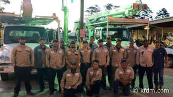 16 Jasper-Newton Electric Cooperative linemen helping restore power in Louisiana - KFDM-TV News