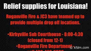 Efforts underway in Jasper County, Woodville to help Louisiana hurricane victims - KFDM-TV News