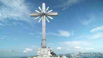 Besonderes Bauwerk: das Gipfelkreuz auf dem Gaishorn - BR24