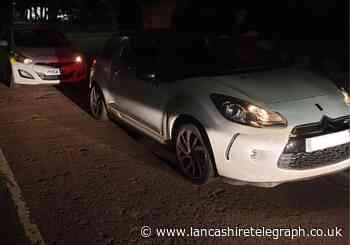 Stolen car with fake plates ends up in a chase before 'ramming' into police vehicle