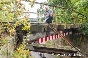 Riesa: Historische Bahnbrücke massiv beschädigt - Sächsische.de