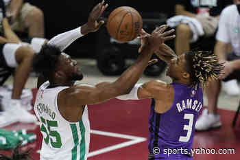 Celtics center Bruno Fernando talks adjusting to his new team, KG fandom - Yahoo Sports