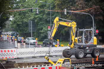 Dresden: Staus auf Dresdens Marienbrücke - Sächsische.de