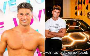 Clitheroe: Love Island star poses with Lamborghini in Skegness