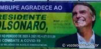 Prefeito de Inhambupe nega que tenha colocado outdoor em agradecimento a Bolsonaro - Voz da Bahia