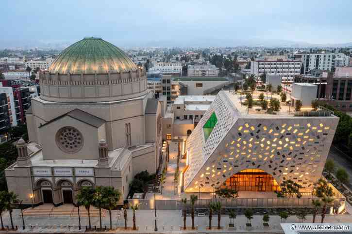 OMA designs Audrey Irmas Pavilion as extension to Jewish temple in Los Angeles