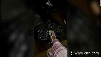 New Jersey resident shows how floods destroyed her home