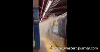 Wild Video: Floodwater Surges Into Subway System as Ida Inundates NYC, Leaves 23 Dead