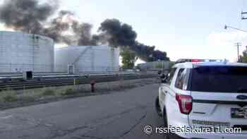 Officials: No injuries reported after large industrial fire in St. Paul