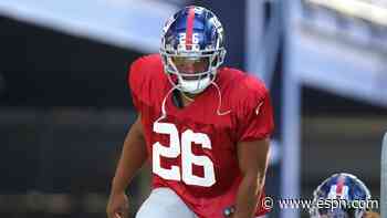 Giants RB Barkley completes 1st contact practice