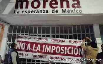 ¡Morena sí, Tepole no!, toman instalaciones de Regeneración Nacional en Tehuacán - El Sol de Puebla