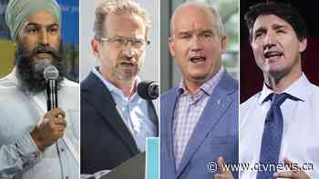 French debate faceoff: O'Toole makes debut, Trudeau looks to make up ground
