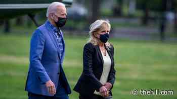 Bidens visit wounded service members at Walter Reed