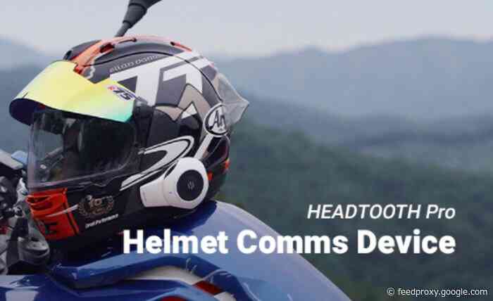 HEADTOOTH Pro helmet communication system with 5km range
