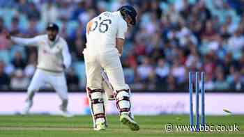 England v India: Joe Root wicket leaves Kia Oval Test poised