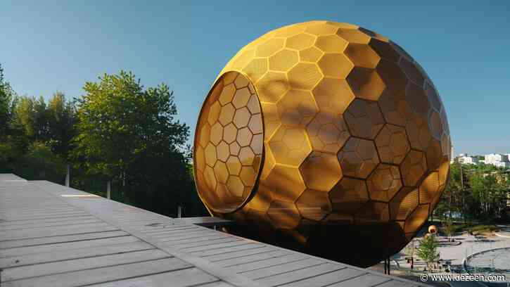 AndrénFogelström installs sculptural spheres in Stockholm park