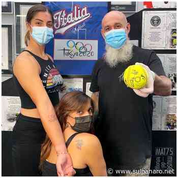 Mamma e figlia campionesse di softball, per loro tatuaggio olimpico a Soliera - SulPanaro