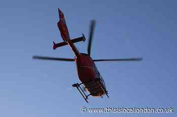 Morden Bishopsford Road crash: Man taken to hospital