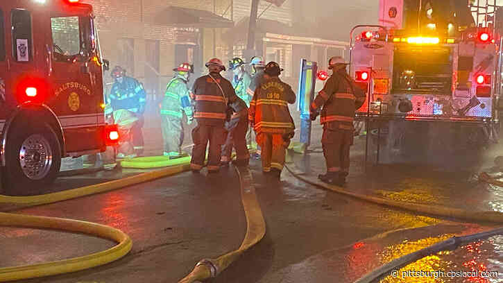 Firefighters Battling Massive Flames At Guy’s Tavern In Avonmore