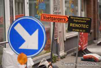 Komende weken mobiele werf op Dansaertlaan