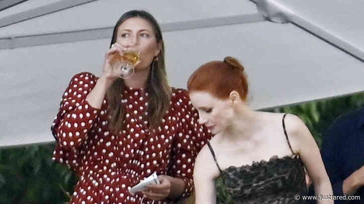 Jessica Chastain Spotted on Double Date with Tennis Star Maria Sharapova in Venice!