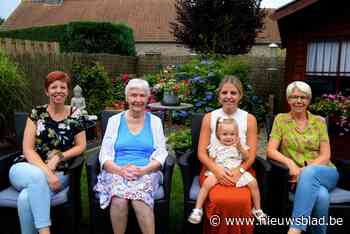 Vijf generaties komen samen