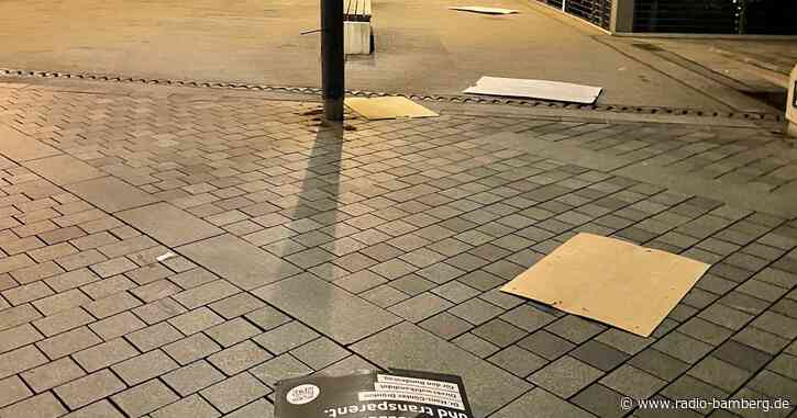 Vandalismus auf der Bamberger Kettenbrücke